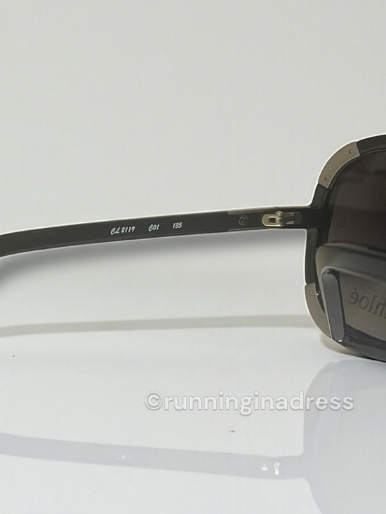 NWOT Chloé Myrte CL2119 Oversized Sunglasses Black Silver Full Set main image 4